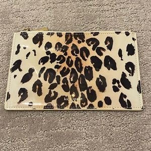 Kate Spade Leopard Pencil Pouch